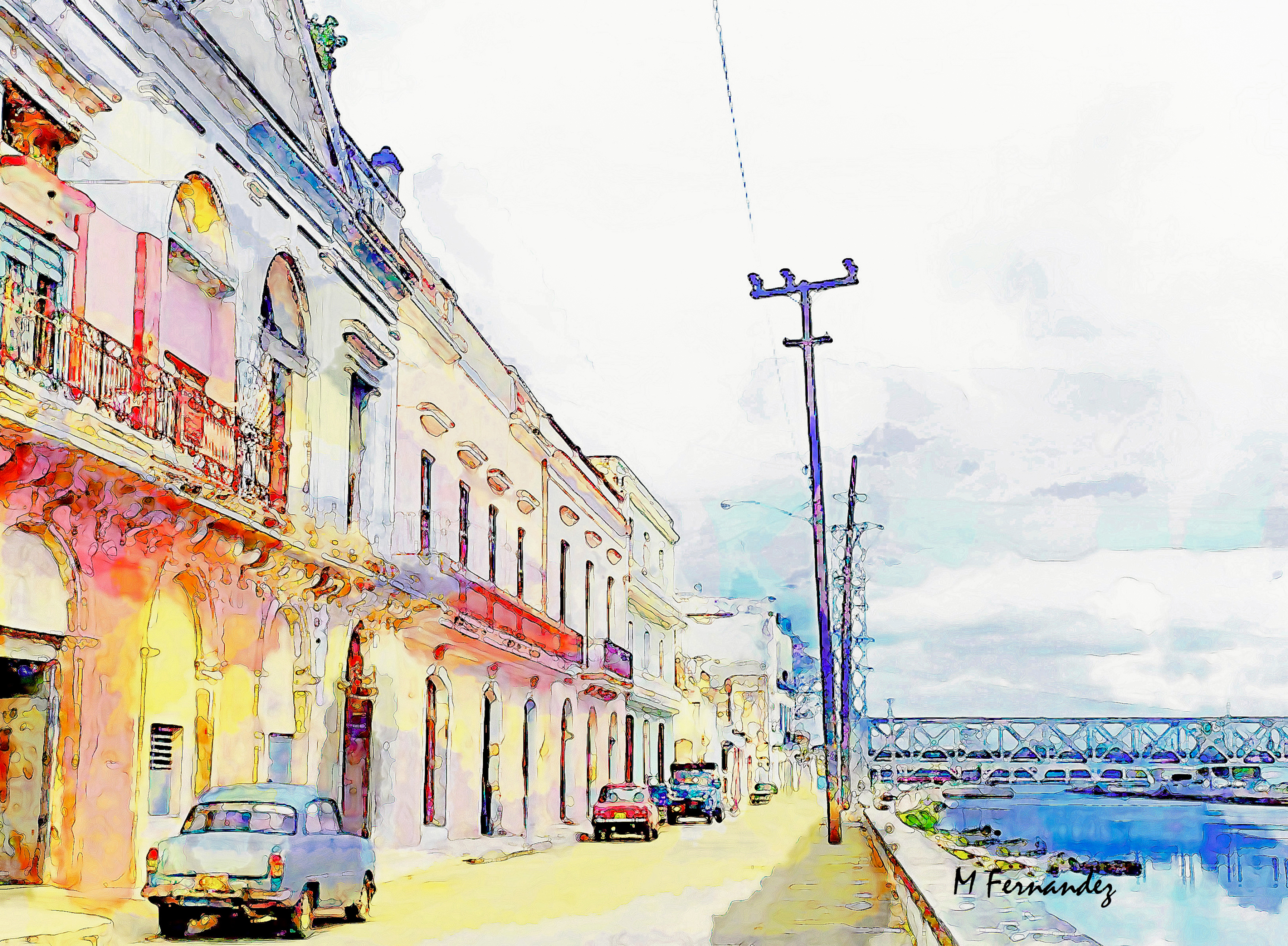Calle Rio In Matanzas Cuba